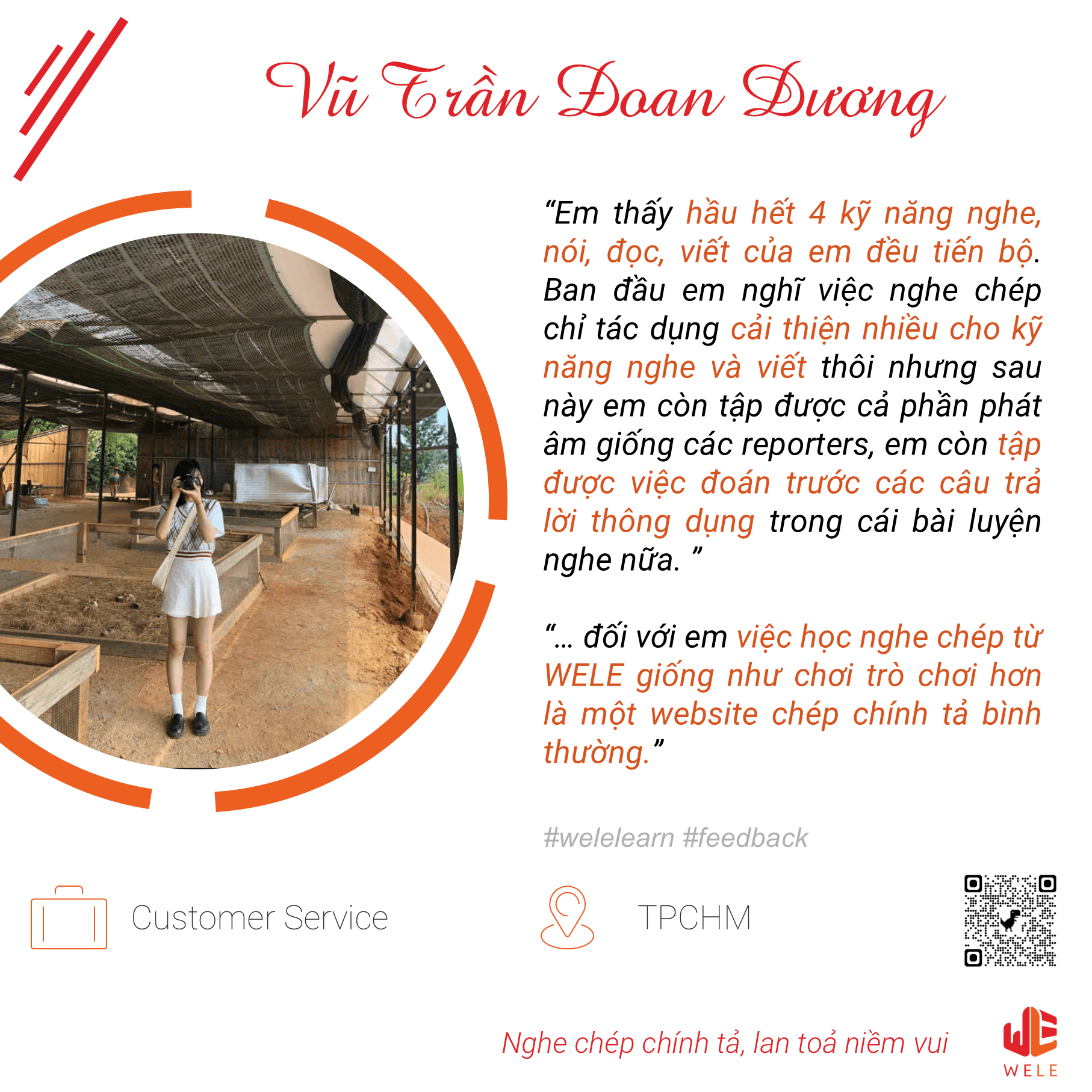 Vũ Trần Đoan Dương - Top 5 WELE